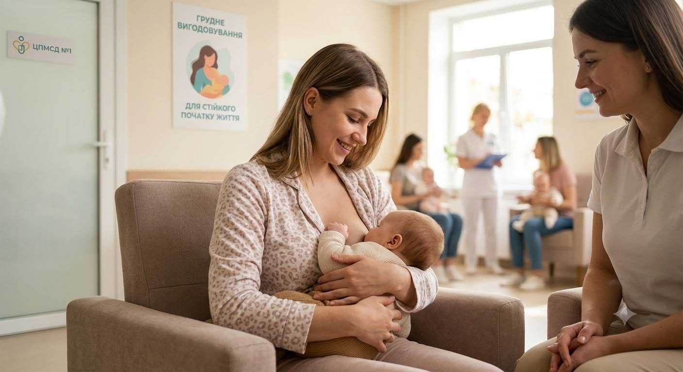 Грудне вигодовування - для стійкого початку життя: зміцнюємо дієве